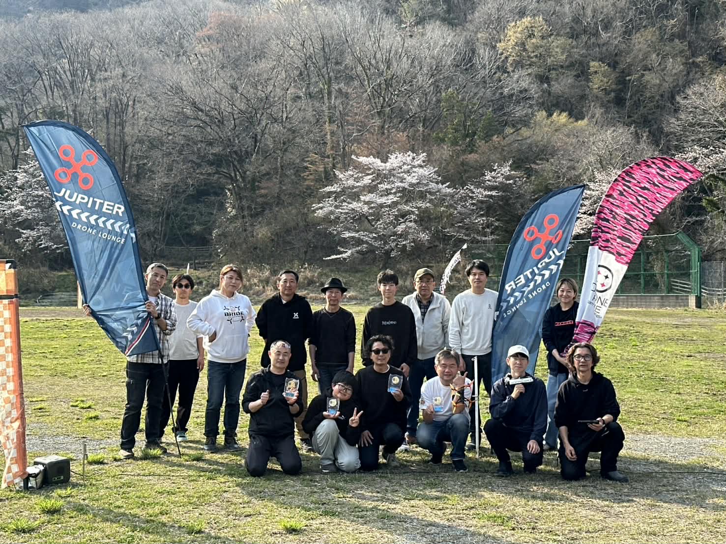 相模湖CUP2026 桜ラウンドに集まった参加選手たち